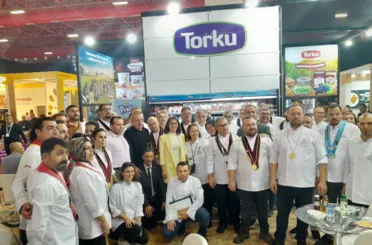 TORKU Uluslararası Gıda ve İçecek Fuarında ziyaretçilerin ilgi odağı oldu
