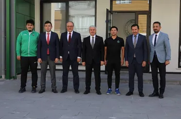 Vali Akın, Kaymakam Ayhan ve Başkan Kılca’dan Karatay Tenis Kortu’na Ziyaret