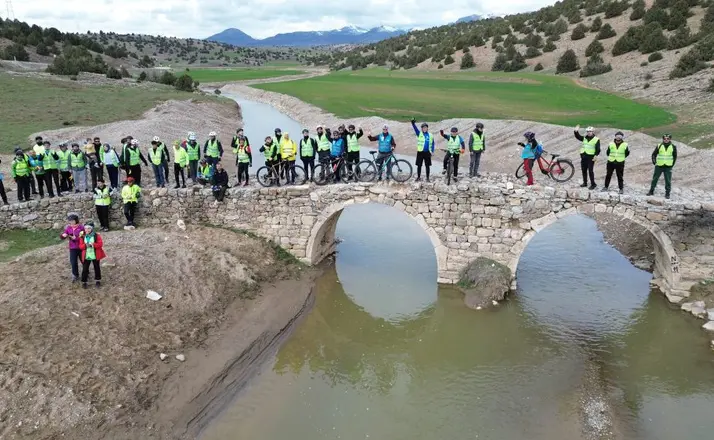 Avrupa Bisiklet Başkenti Konya’da Pedallar Tarih ve Doğa İçin Döndü