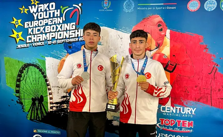 Avrupa Kick Boks Şampiyonası’nda Meram Rüzgârı