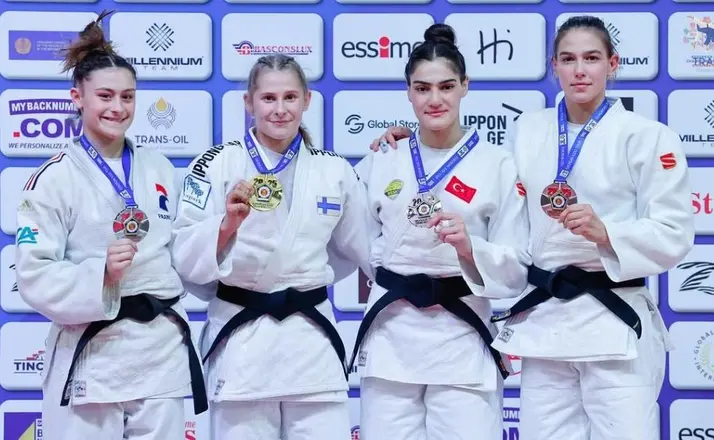 Judoda Konya Rüzgarı: Sinem Oruç Avrupa Üçüncüsü Oldu
