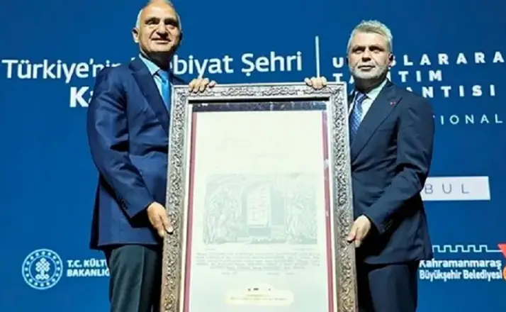 Kahramanmaraş UNESCO'nun İlk Türkçe Edebiyat Şehri Oldu