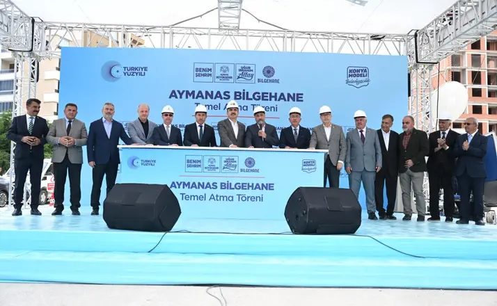 Konya Büyükşehir’den Aymanas’a Eğitim Yatırımı: 24. Bilgehane’nin Temeli Atıldı