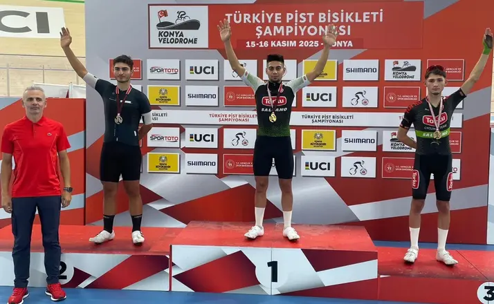 Konya Veledromu’nda Torku Şeker Spor Fırtınası: Pistte Madalya Yağmuru