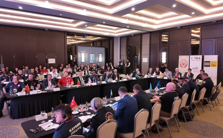 Konya’da 14 Ülkeden İtfaiyecileri Buluşturan Uluslararası Çalıştay Düzenlendi