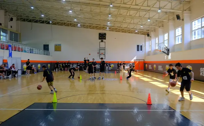 Konya’da Geleceğin Basketbolcuları İçin Altyapı Seçmeleri Yoğun İlgi Gördü