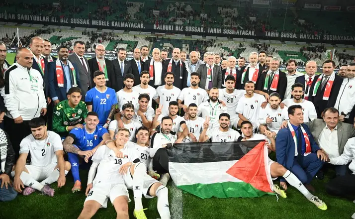 Konya’da Tarihe Geçen Gece! Konyaspor-Filistin Maçında Kardeşlik Mesajı!