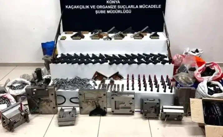Konya’da Yasa Dışı Silah İmalatına Büyük Operasyon!