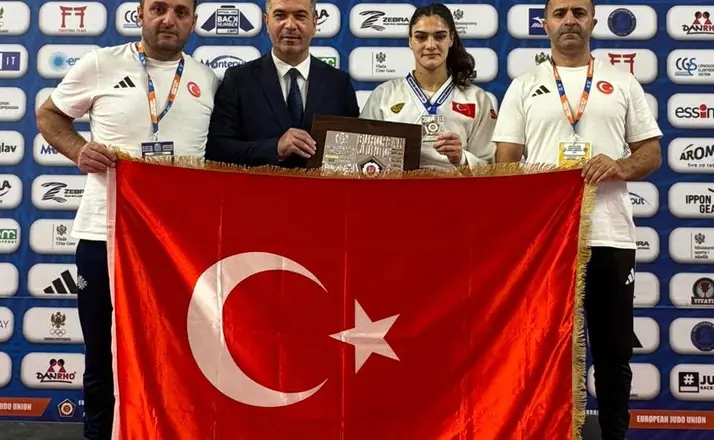 Konya’nın Milli Judocusu Sinem Oruç Avrupa İkincisi Oldu!