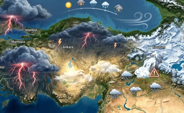 Meteoroloji’den Kritik Uyarı: Salı Gününe Dikkat!