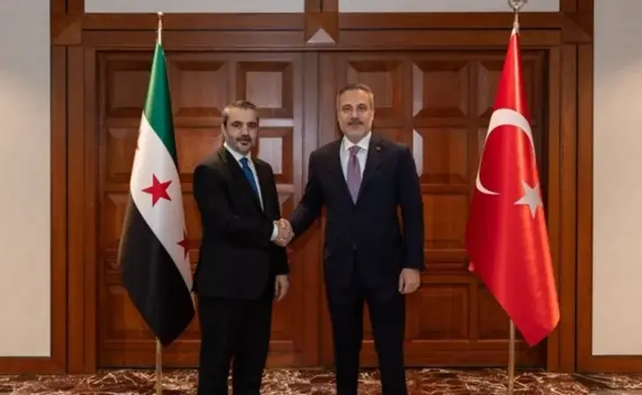 Suriye İçin Kritik Zirve Ankara’da! Bakan Fidan, Şeybani ile Görüştü!