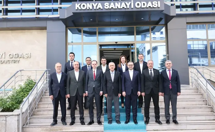 TCMB Başkanı Karahan’dan Konya Sanayi Odası’na Ziyaret