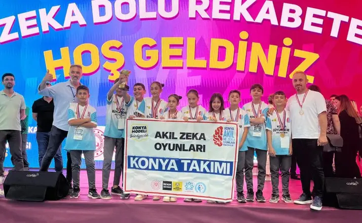 Türkiye 7. Akıl ve Zeka Oyunları Finalleri’ne Bu Yıl da Konyalı Öğrenciler Damga Vurdu