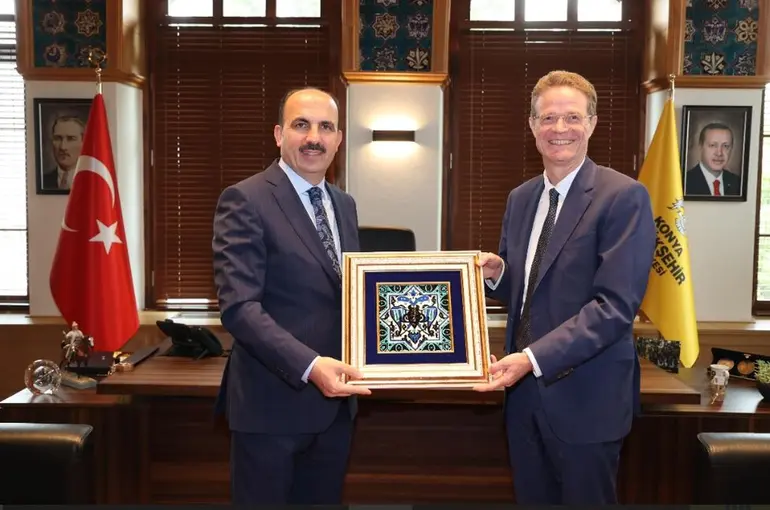 AB Türkiye Delegasyonu Başkanı Landrut Başkan Altay’ı Ziyaret Etti!