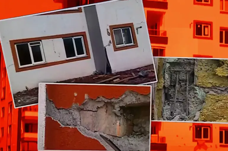 Akıllara durgunluk veren görüntü! Kolonların içinden tahta çıktı