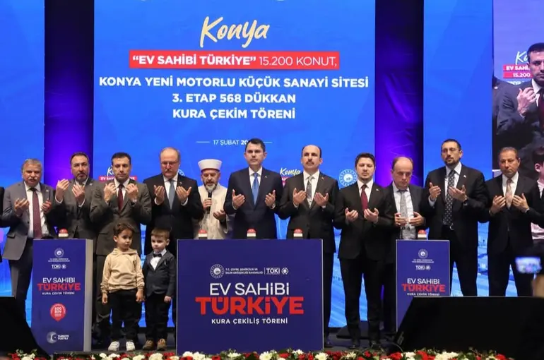 Bakan Murat Kurum Konya’da!15 Bin 200 Konut ve 568 İş Yeri İçin Kura Heyecanı!