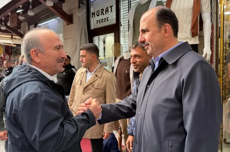 Başkan Altay Bayram Öncesi Esnaf ve Vatandaşlarla Buluştu