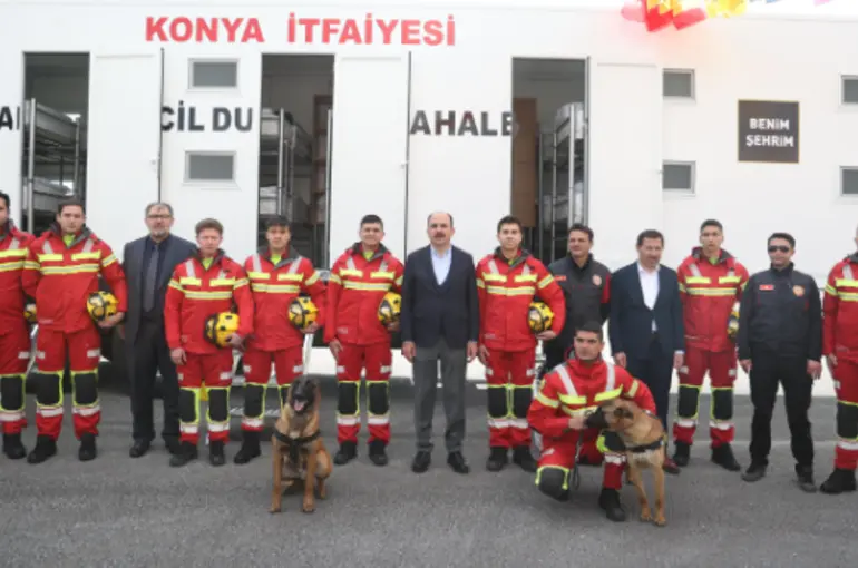 Başkan Altay BÜSAN İtfaiye Merkezi’nin Açılışını Yaptı