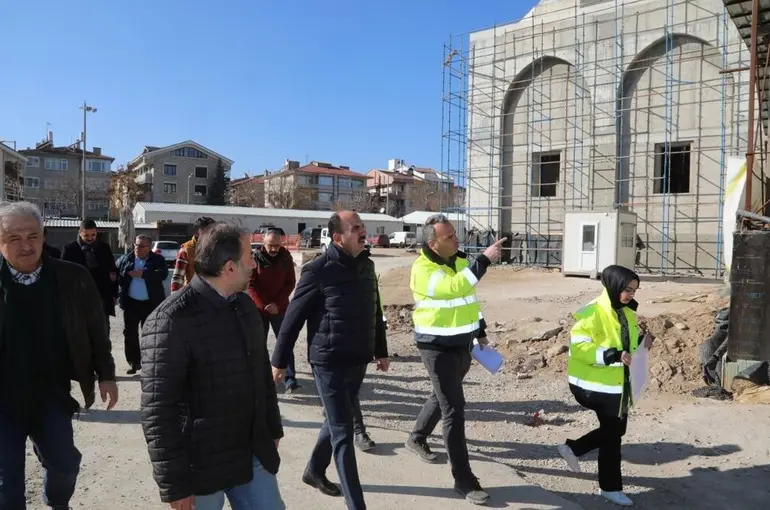 Başkan Altay Millet Bahçesi Ulu Camii İnşaatını İnceledi
