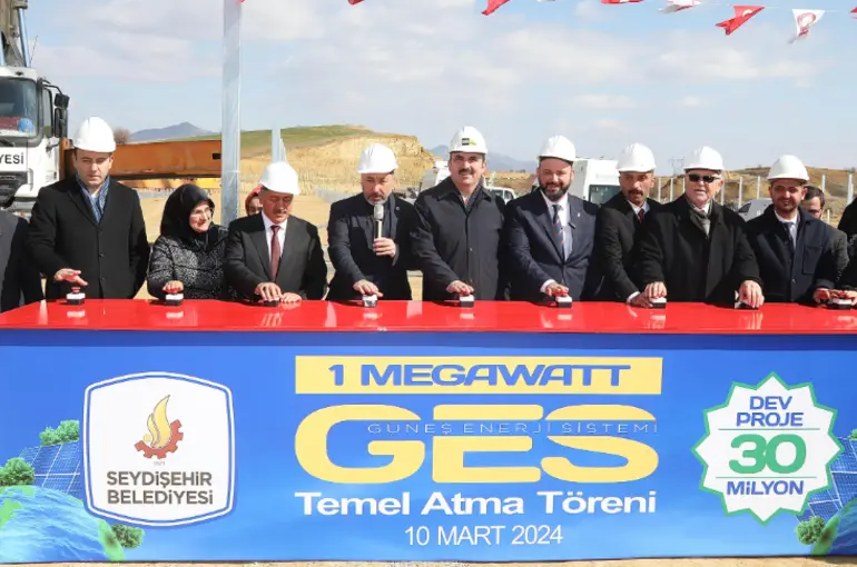 Başkan Altay Seydişehir GES’in Temel Atma Programına Katıldı