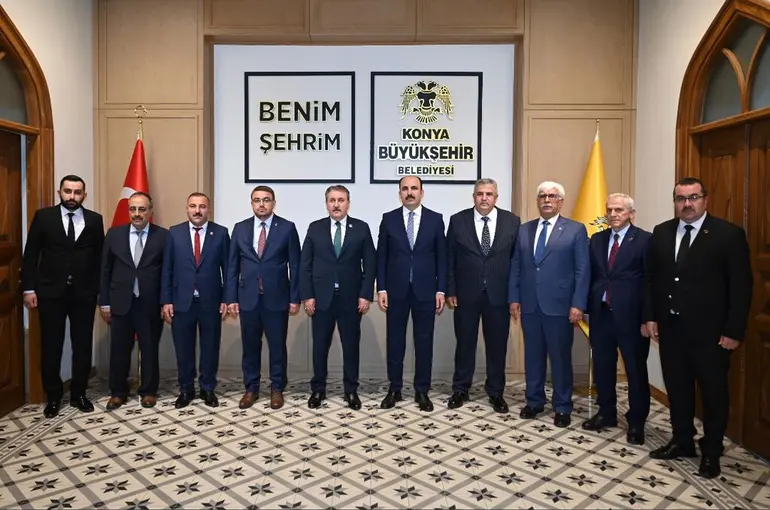 Başkan Altay'ı BBP Genel Başkanı Destici Ziyaret Etti