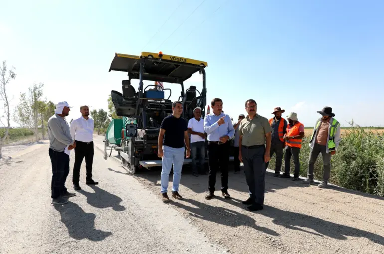 Başkan Hasan Kılca, 7,5 Kilometrelik Yoldaki Çalışmaları İnceledi