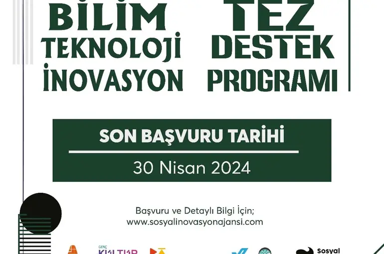 “Bilim-Teknoloji-İnovasyon Tez Destek Programı” Başvuruları Başladı