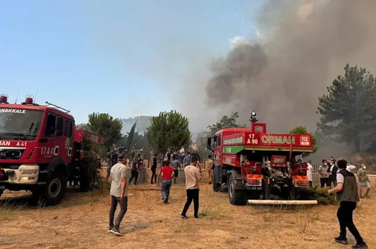 Çanakkale’de Orman Yangını! Kundaklama Şüphesiyle 4 Gözaltı!