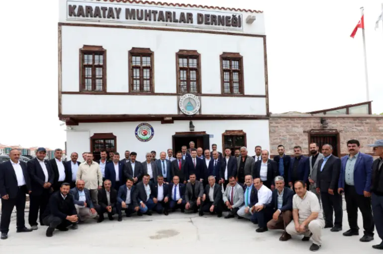 Karatay Belediye Başkanı Hasan Kılca Muhtarlarla Buluştu