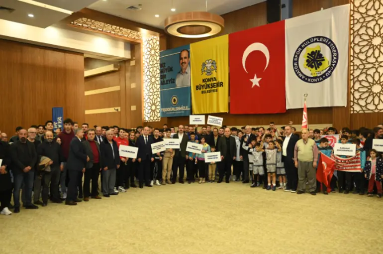 Konya Büyükşehir Amatör Spor Kulüplerine 7,5 Milyon Liralık Malzeme Desteğinde Bulundu