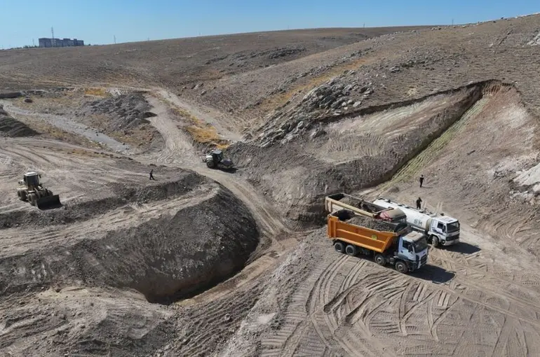 Konya Büyükşehir’den 450 Bin Metreküplük Sel Kalkanı