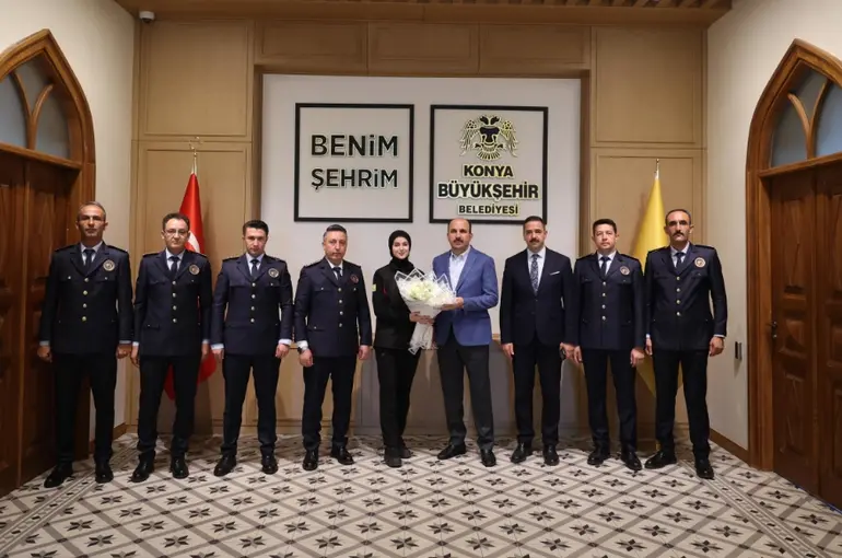 Konya İtfaiyesinden Başkan Altay’a Ziyaret!