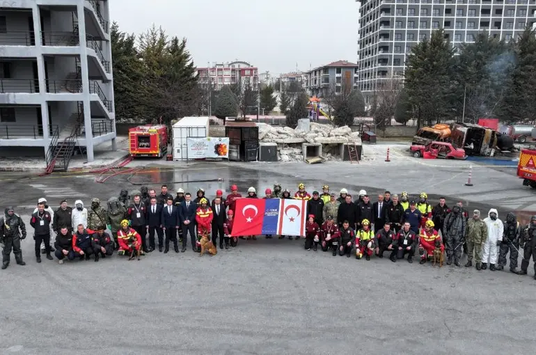 Konya İtfaiyesi’nden KKTC’li İtfaiyecilere Eğitim!