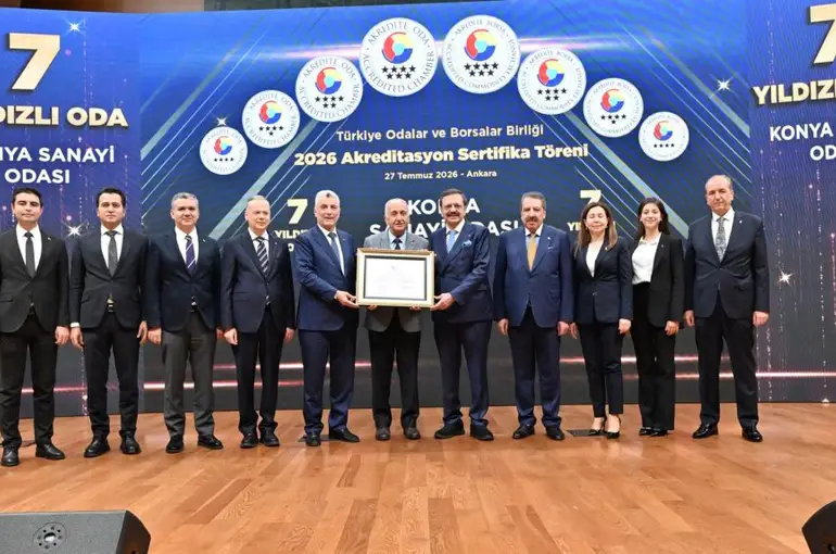 Konya Sanayi Odası’na 7 Yıldızlı Akreditasyon Gururu: Türkiye’de Bir İlki Başardı