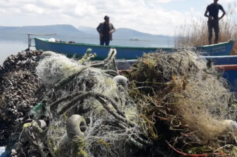 Konya'da balıkçıların hayalet av mesaisi