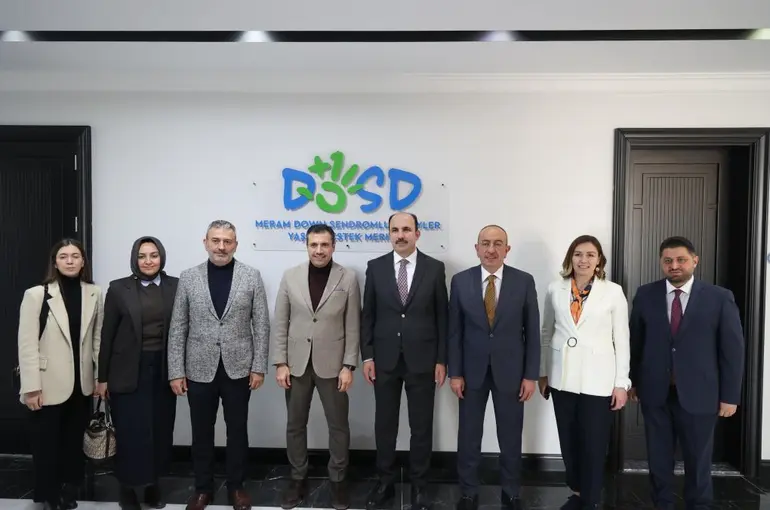 Konya'da Başkanlar DOSD Meram’da Down Sendromlu Çocuklarla Buluştu!