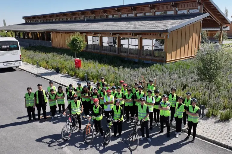 Konya'da Lise Öğrencileri Tarih'e Pedal Çevirdi!