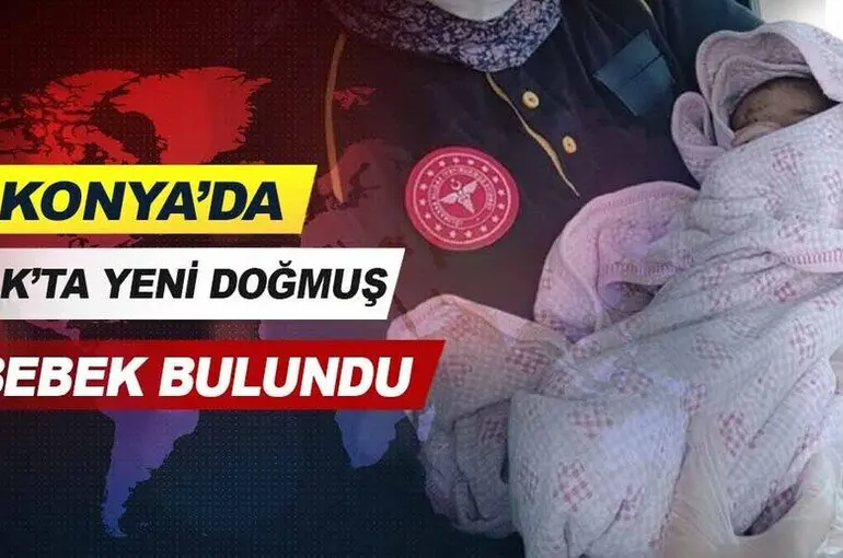 Konya'da sokakta yeni doğmuş bebek bulundu