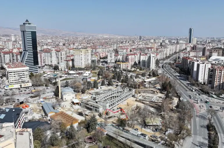 Konya’da Türkiye’nin Örnek Kütüphanelerinden Birisi İnşa Ediliyor!