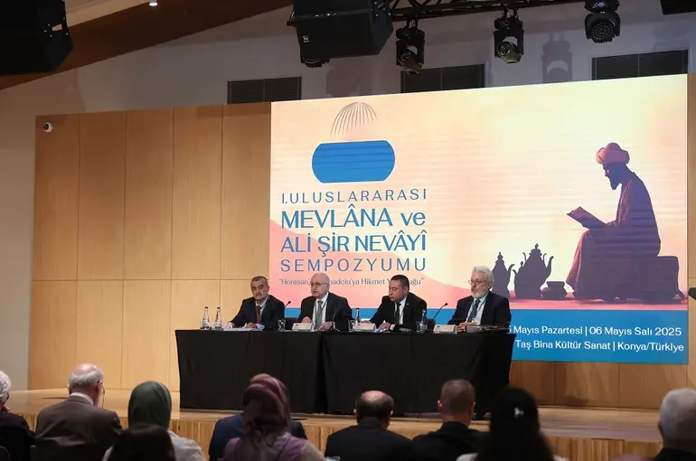 Konya’da “ Uluslararası Mevlana ve Ali Şîr Nevâyî Sempozyumu” Başladı!
