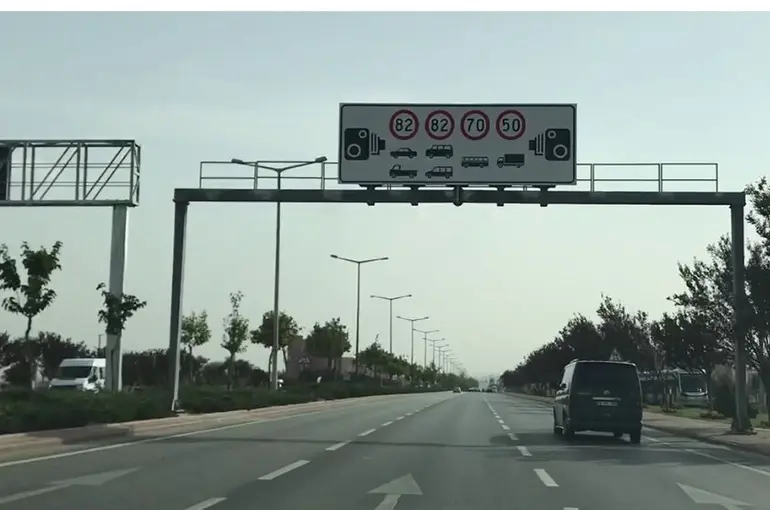 Konya’daki bu yolda EDS hız limitleri değişti