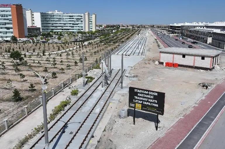 Konya’nın Ulaşım Ağına Dev Yatırım: Stadyum-Şehir Hastanesi Tramvayı’nın 2. Etabı İçin Temel Atılıyor