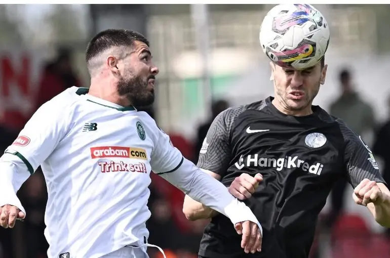 Konyaspor Ümraniyesporla 2-2 berabere kaldı