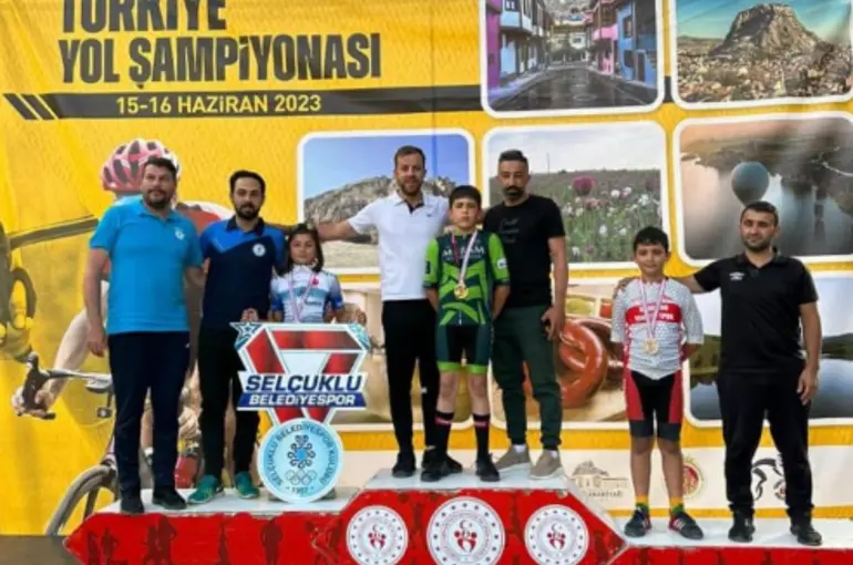 Meram Belediyesporlu Minik Muhammet’ten İki Şampiyonluk Birden