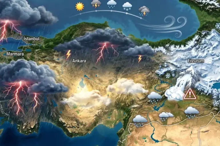 Meteoroloji’den Kritik Uyarı: Salı Gününe Dikkat!