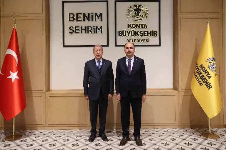 Milli Savunma Komisyonu Başkanı Hulusi Akar’dan Başkan Altay’a Ziyaret