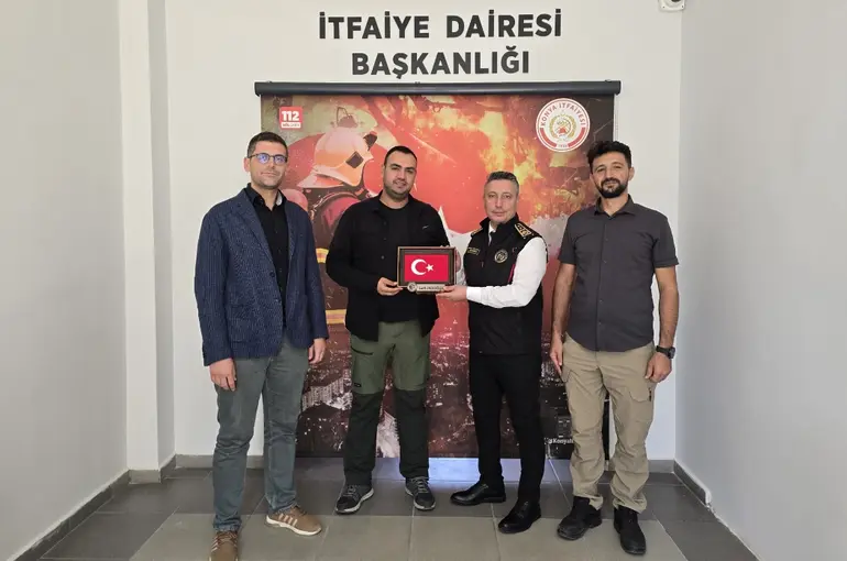 Yaren arama kurtarma derneği’nden Konya itfaiye daire başkanlığı’na ziyaret