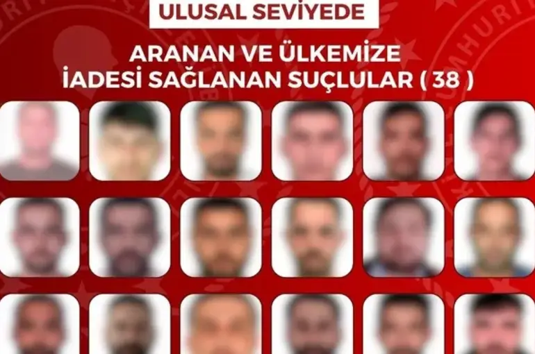 Yurt Dışına Kaçan 65 Firari Türkiye'ye İade Edildi!